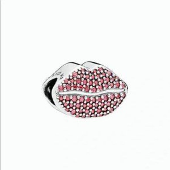 PANDORA fresh water cultured pearl baroque hoop huggie earrings - Picture 2 of 3